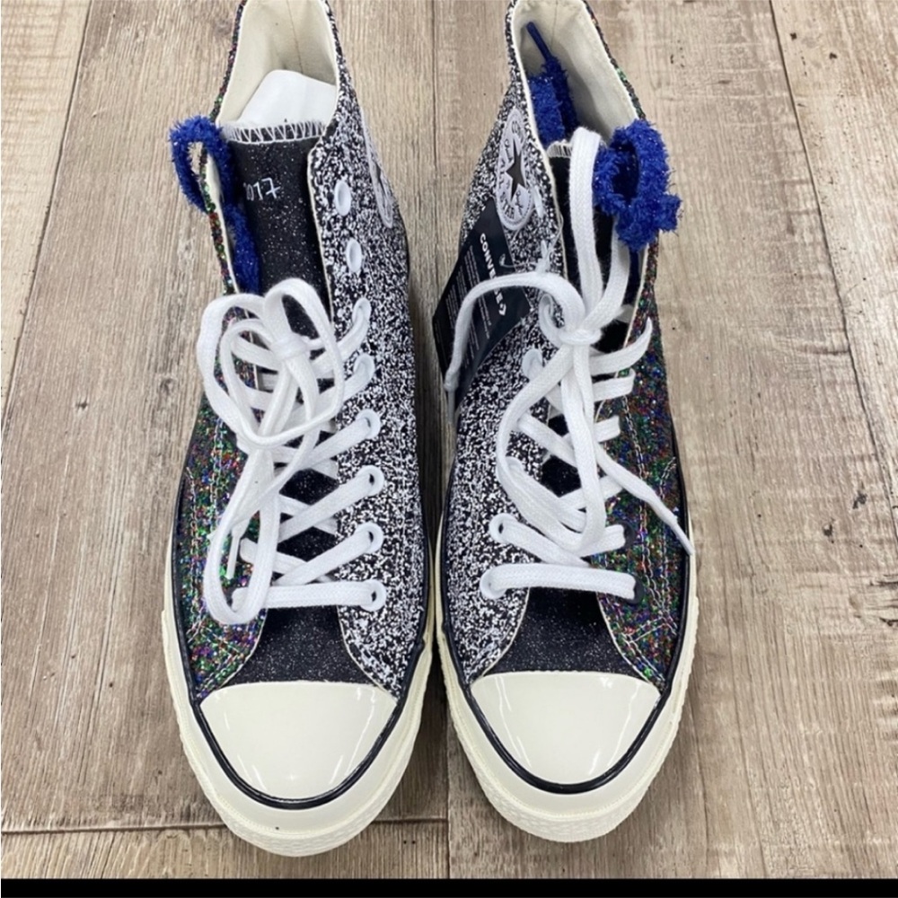 Converse Multicolor Glitter High-Top Sneakers - Picture 2 of 3